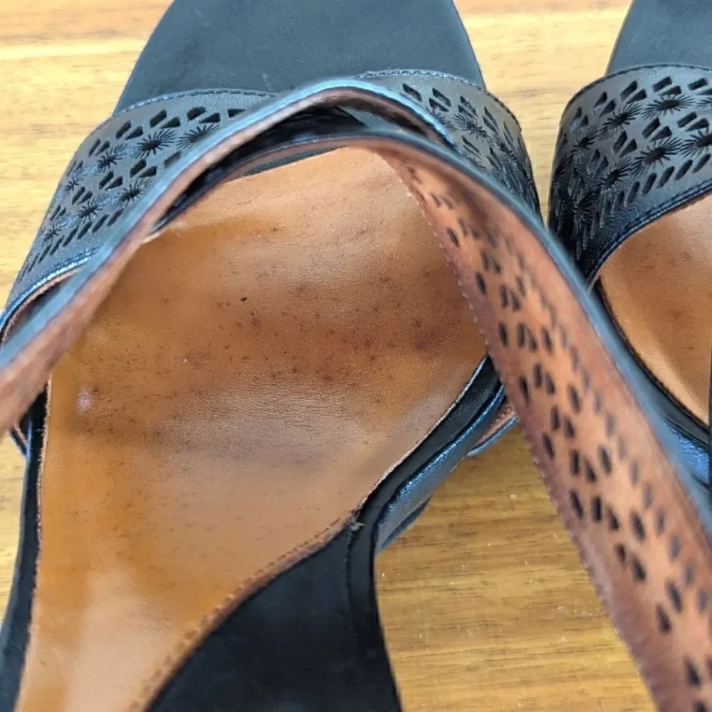 Diane Von Furstenberg Whimsigoth Dark Academia Witchy Feminine Heels 8 ½
